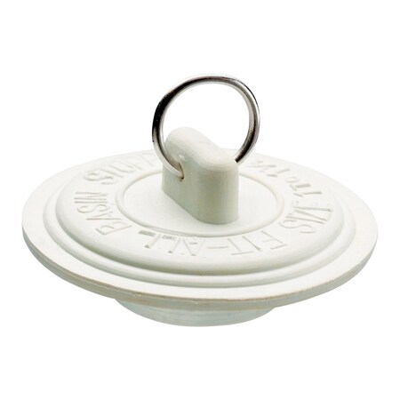 Keeney Mfg SINK STOPPER 1-5/8" WHT PP820-6